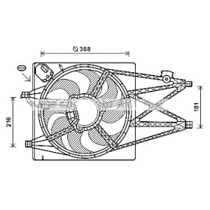 Achetez VENTILATEUR ÉLECTRIQUE ALFA ALFA GIULIETTA 2010.04- 1.4TB au meilleur prix sur todocarrocería.com