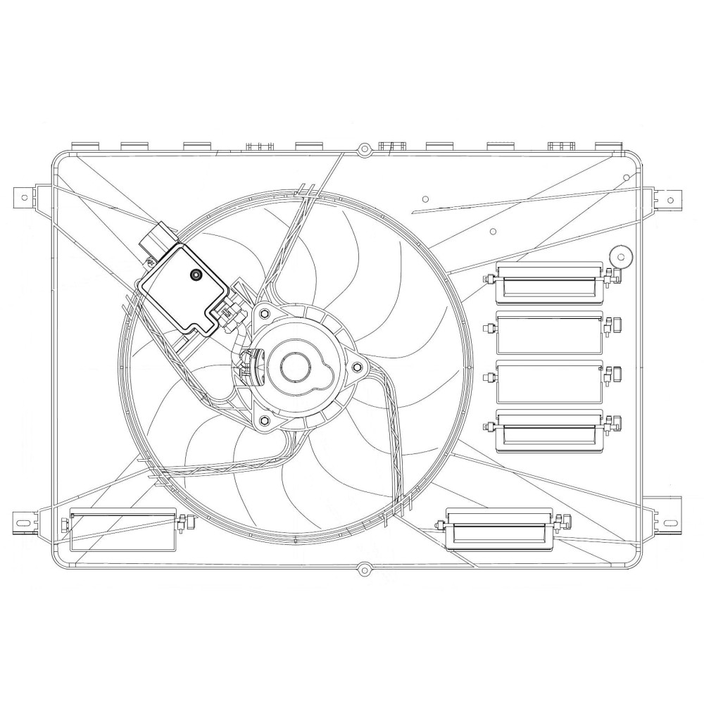 Achetez VENTILATEUR ÉLECTRIQUE C/AC FORD FORD GALAXY/KUGA 1.8/2.0TDCI 06- au meilleur prix sur todocarrocería.com.