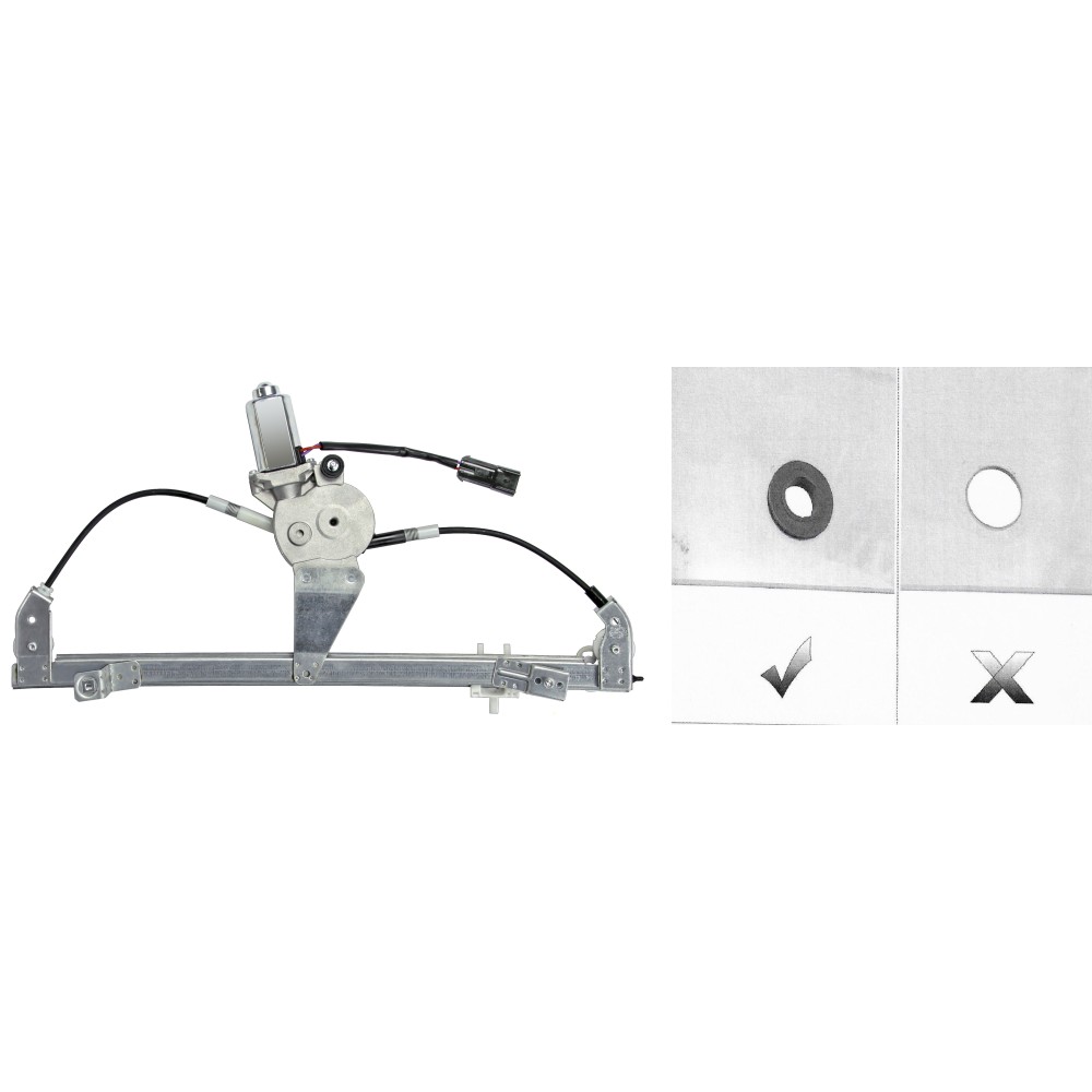 Achetez LEVAGE DE VITRE ÉLECTRIQUE AVANT DROIT (COMPATIBLE AVEC VERRE AVEC SUPPORT EN CAOUTCHOUC) FIAT FIAT DOBLO 06-09 au meill
