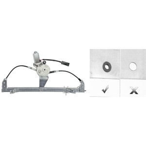Achetez LEVAGE DE VITRE ÉLECTRIQUE AVANT DROIT (COMPATIBLE AVEC VERRE AVEC SUPPORT EN CAOUTCHOUC) FIAT FIAT DOBLO 06-09 au meill