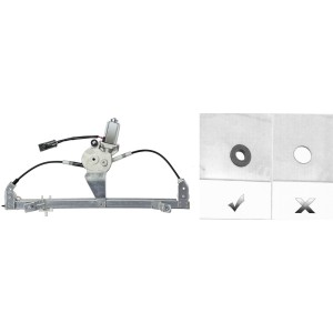 Achetez LEVE-VITRE ÉLECTRIQUE AVANT GAUCHE (COMPATIBLE AVEC VITRE AVEC SUPPORT EN CAOUTCHOUC) FIAT FIAT DOBLO 06-09 au meilleur 