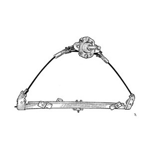 Compra ELEVALUNAS MANUAL DELANTERO DERECHO FIAT FIAT PANDA 03- al mejor precio en todocarrocería.com