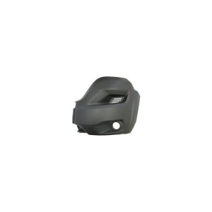 Achetez COIN DE BOUCLIER AVANT GAUCHE GRIS LISSE AVEC TROU POUR CAPTEUR (MODÈLE AVEC ABAISSEMENT ET LAMES) PEUGEOT FIAT DUC/JUMP