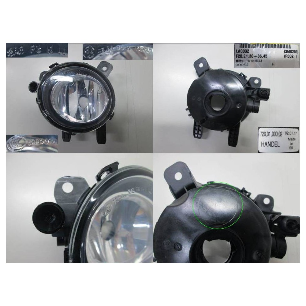 Achetez FEU DE BROUILLARD GAUCHE (H8) BMW BMW S/3 F30/S/1 F20/21 12- au meilleur prix sur todocarrocería.com