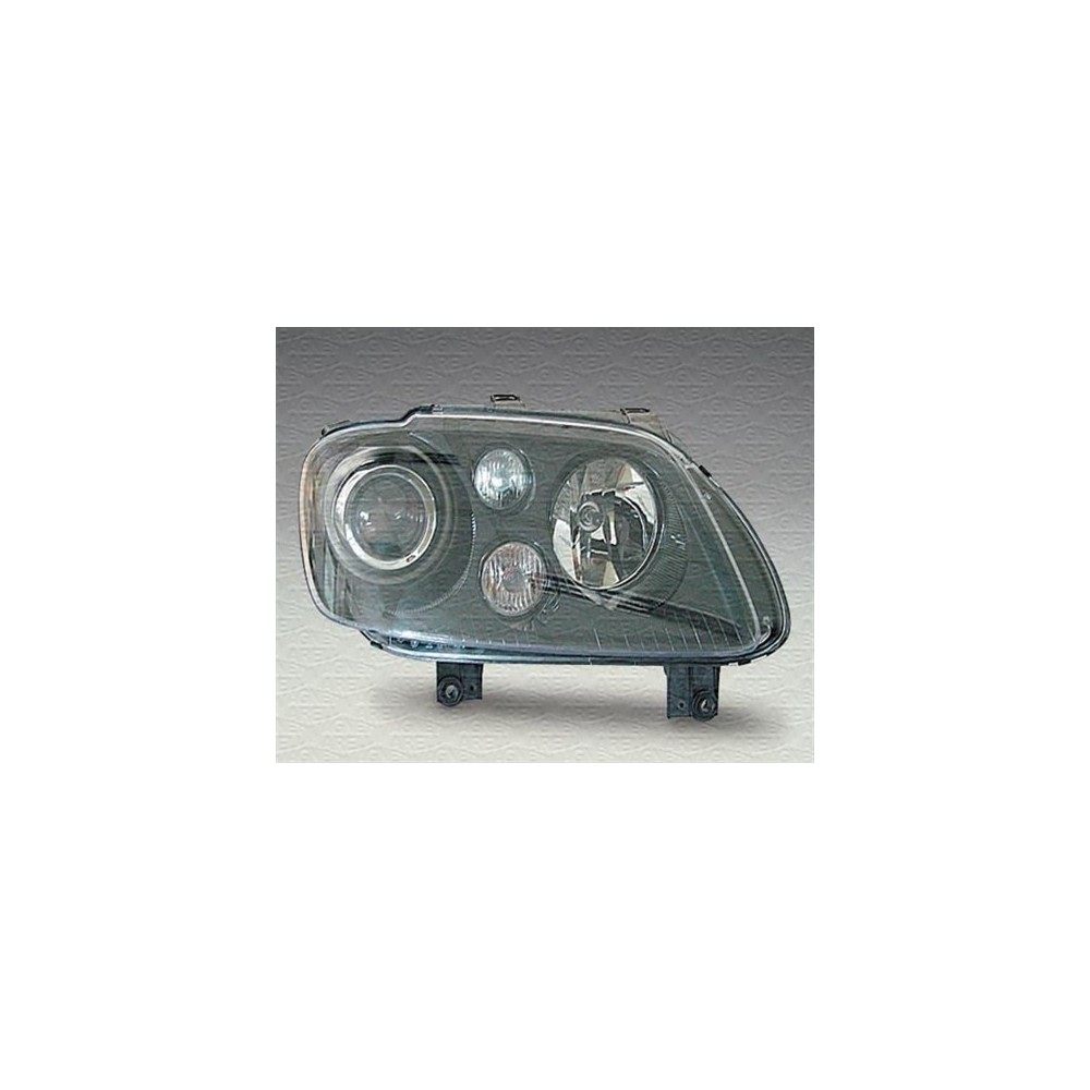 Compra FARO DERECHO ARO NEGRO MAGNETI MARELLI (H7/H7) VW VW TOURAN 03- al mejor precio en todocarrocería.com