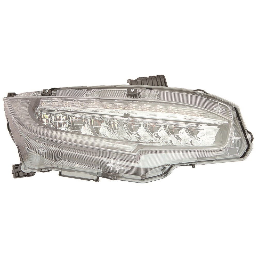 Compra FARO DERECHO ELÉCTRICO CON MOTOR I/NEGRO (LED) HONDA HONDA CIVIC 17- al mejor precio en todocarrocería.com