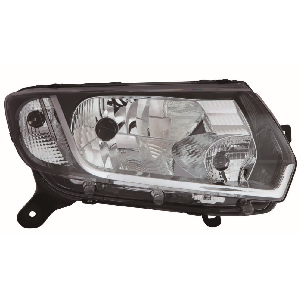 Compra FARO DERECHO MANUAL I/NEGRO (H4) DACIA DACIA SANDERO/LOGAN 13- al mejor precio en todocarrocería.com