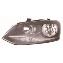 Compra FARO IZQUIERDO ELÉCTRICO CON MOTOR I/NEGRO (H7/H7)(T/HELLA) VW VW POLO 09- al mejor precio en todocarrocería.com