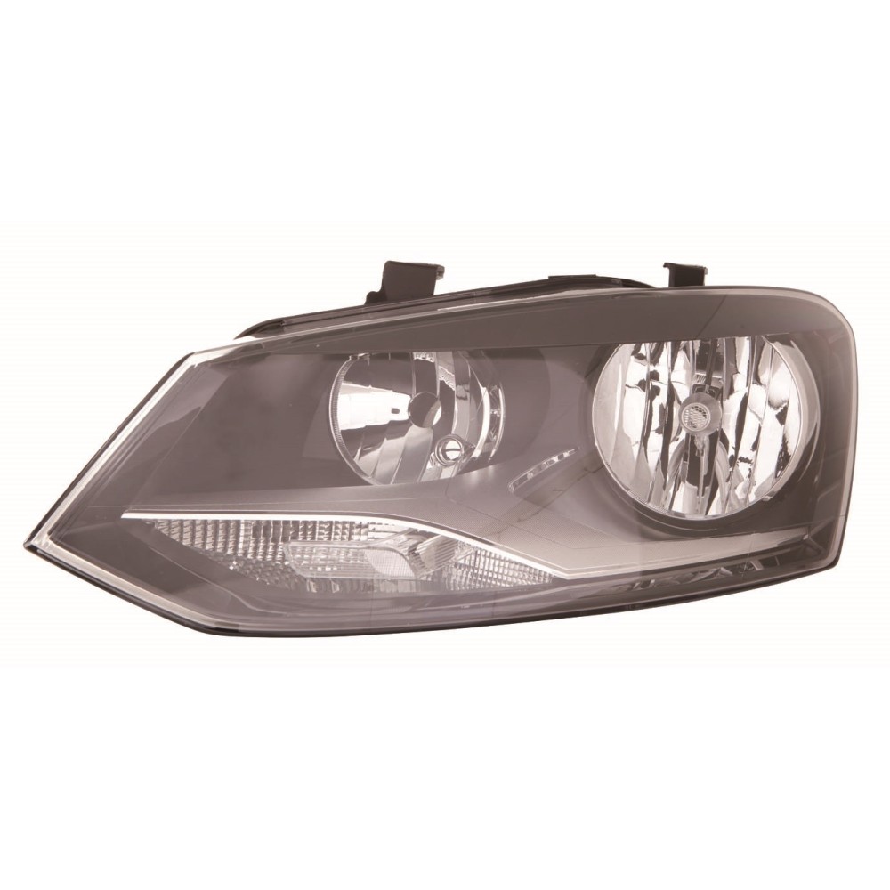 Compra FARO IZQUIERDO ELÉCTRICO CON MOTOR I/NEGRO (H7/H7)(T/HELLA) VW VW POLO 09- al mejor precio en todocarrocería.com