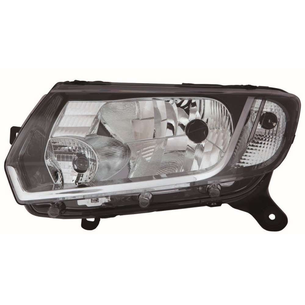 Compra FARO IZQUIERDO MANUAL I/NEGRO (H4) DACIA DACIA SANDERO/LOGAN 13- al mejor precio en todocarrocería.com