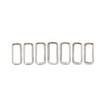 Achetez le KIT DE CERCLES CHROMÉS GRILLE AVANT (7PCS) JEEP JEEP RENEGADE 2014.07- au meilleur prix sur todocarrocería.com.