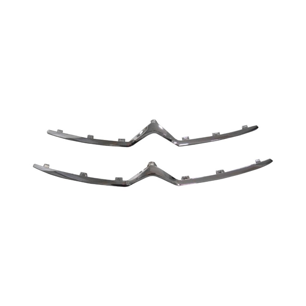 Achetez le KIT MOULURES GRILLE CHROMÉES (DROITE+GAUCHE) CITROEN CITROEN C4 11- au meilleur prix sur todocarrocería.com.