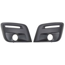 Ensemble de grilles (droite/gauche) pour pare-chocs avant avec trous pour phares et feux de jour pour Citroën Berlingo 2015.04- 