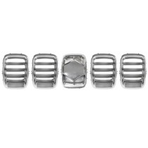 Compra KIT REJILLAS CENTRAL/DERECHO/IZQUIERDO (CROMADAS)(5 PCS) SUZUKI SUZUKI JIMNY 98- al mejor precio en todocarrocería.com