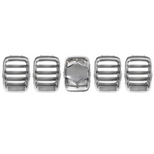 Compra KIT REJILLAS CENTRAL/DERECHO/IZQUIERDO (CROMADAS)(5 PCS) SUZUKI SUZUKI JIMNY 98- al mejor precio en todocarrocería.com