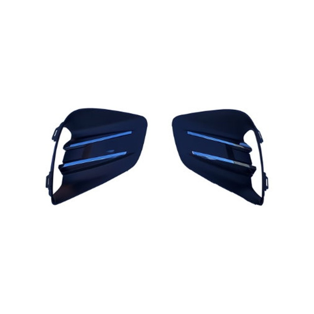 Achetez KIT GRILLES DROITE/GAUCHE PARE-CHOCS AVANT S/ TROUS AVEC MOULURE CHROMÉE RENAULT CLIO V 2019.06- au meilleur prix.