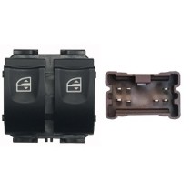 Compra MANDO ELEVALUNAS 2BOTONES 7 PINES CONECTOR MARRÓN RENAULT RENAULT CLIO 13- al mejor precio en todocarrocería.com