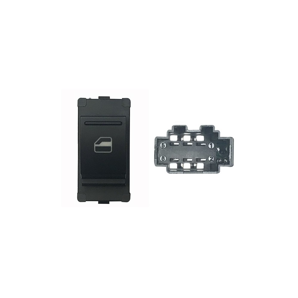 Compra MANDO ELEVALUNAS DELANTERO DERECHO(NEGRO/BLANCO)6PIN SEAT SEAT MII/VW UP/SKODA CITIGO 12- al mejor precio en todocarrocer
