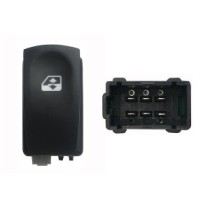 Compra MANDO ELEVALUNAS DELANTERO DERECHO+TR DERECHO/IZQUIERDO 6PIN(FICHA NEGRO) RENAULT RENAULT CLIO 05- al mejor precio en tod