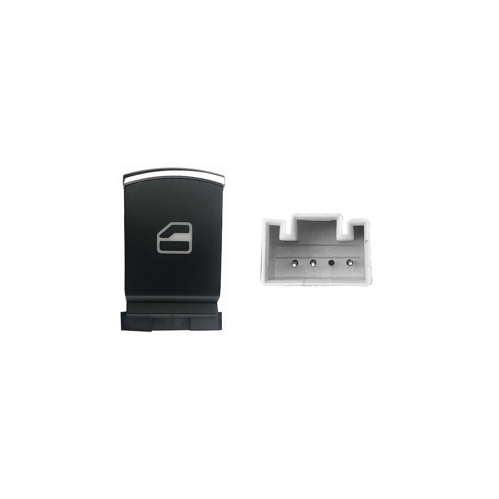 Compra MANDO ELEVALUNAS DELANTERO DERECHO+TR DERECHO/IZQUIERDO(PRE/CROM)3PIN VW SEAT/VW GOLF/PAS/CADDY 08- al mejor precio en to