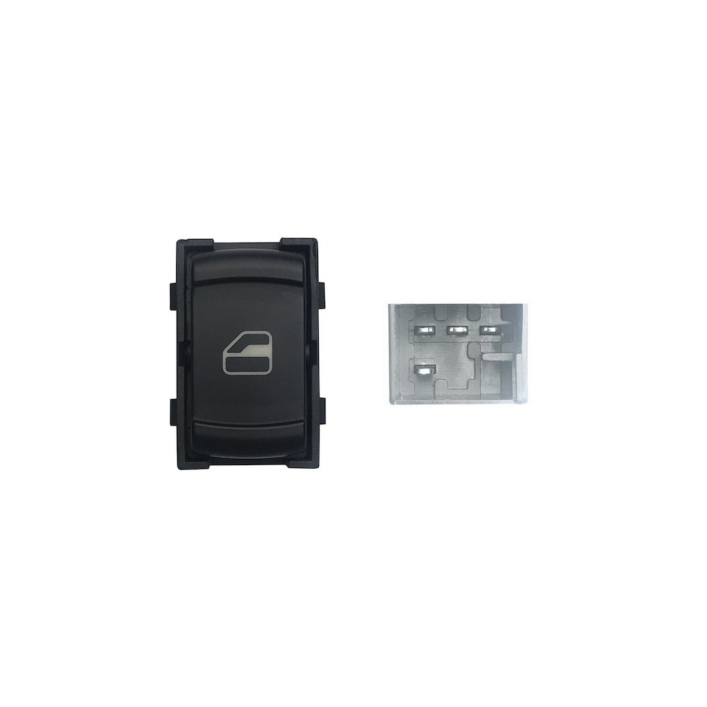 Compra MANDO ELEVALUNAS DELANTERO DERECHO+TRASERO DERECHO/IZQUIERDO (NEGRO) 4 PINES VW VW GOLF/PASSAT 97- al mejor precio en tod