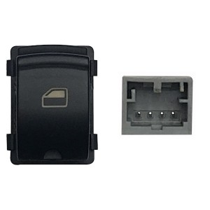 Compra MANDO ELEVALUNAS DELANTERO DERECHO+TRASERO DERECHO/IZQUIERDO(NEGRO/BLANCO)4 PINES AUDI AUDI A3/A6/Q7 03- al mejor precio 