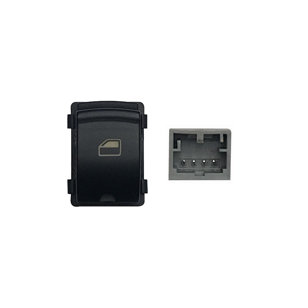 Compra MANDO ELEVALUNAS DELANTERO DERECHO+TRASERO DERECHO/IZQUIERDO(NEGRO/BLANCO)4 PINES AUDI AUDI A3/A6/Q7 03- al mejor precio 