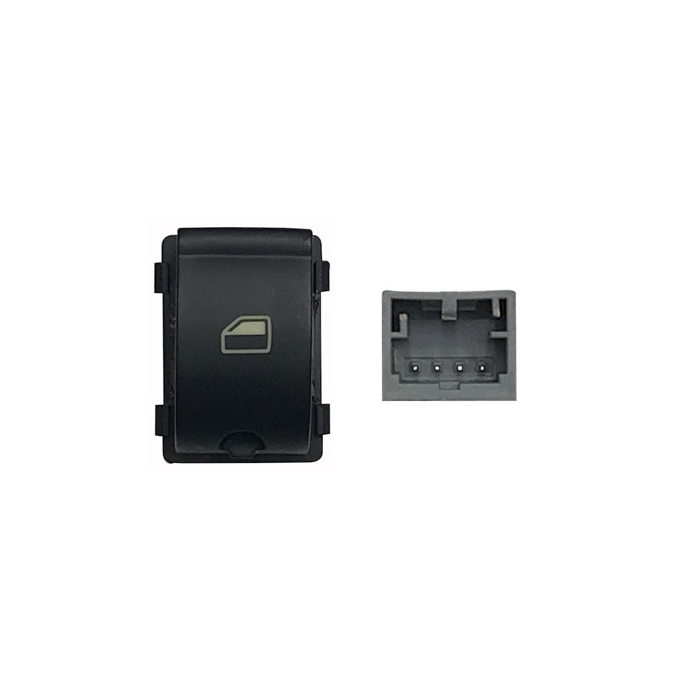 Compra MANDO ELEVALUNAS DELANTERO DERECHO+TRASERO DERECHO/IZQUIERDO(NEGRO/BLANCO)4 PINES SEAT AUDI A4/A5/EXEO 04- al mejor preci