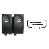 Achetez le LEVIER DE LEVAGE AVANT GAUCHE (2 BOUTONS) 10 BROCHES (CONNECTEUR BLANC) RENAULT RENAULT CLIO 05- au meilleur prix sur