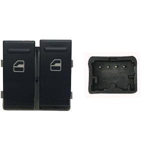 Achetez LEVIER DE LEVAGE VITRE AVANT GAUCHE (2 BOUTONS) 4 BROCHES VW VW TRANSPORTER 03- au meilleur prix sur todocarrocería.com.