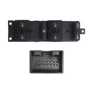 Compra MANDO ELEVALUNAS DELANTERO IZQUIERDO (NEGRO/BLANCO)(4 BOT)10PIN SKODA SEAT/SKODA/VW GOLF 97- al mejor precio en todocarro