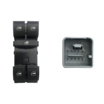 Compra MANDO ELEVALUNAS DELANTERO IZQUIERDO (PRET/BR)(4BOT)10PIN VW SEAT/VW GOLF/PAS/IBIZ/LEON 03- al mejor precio en todocarroc