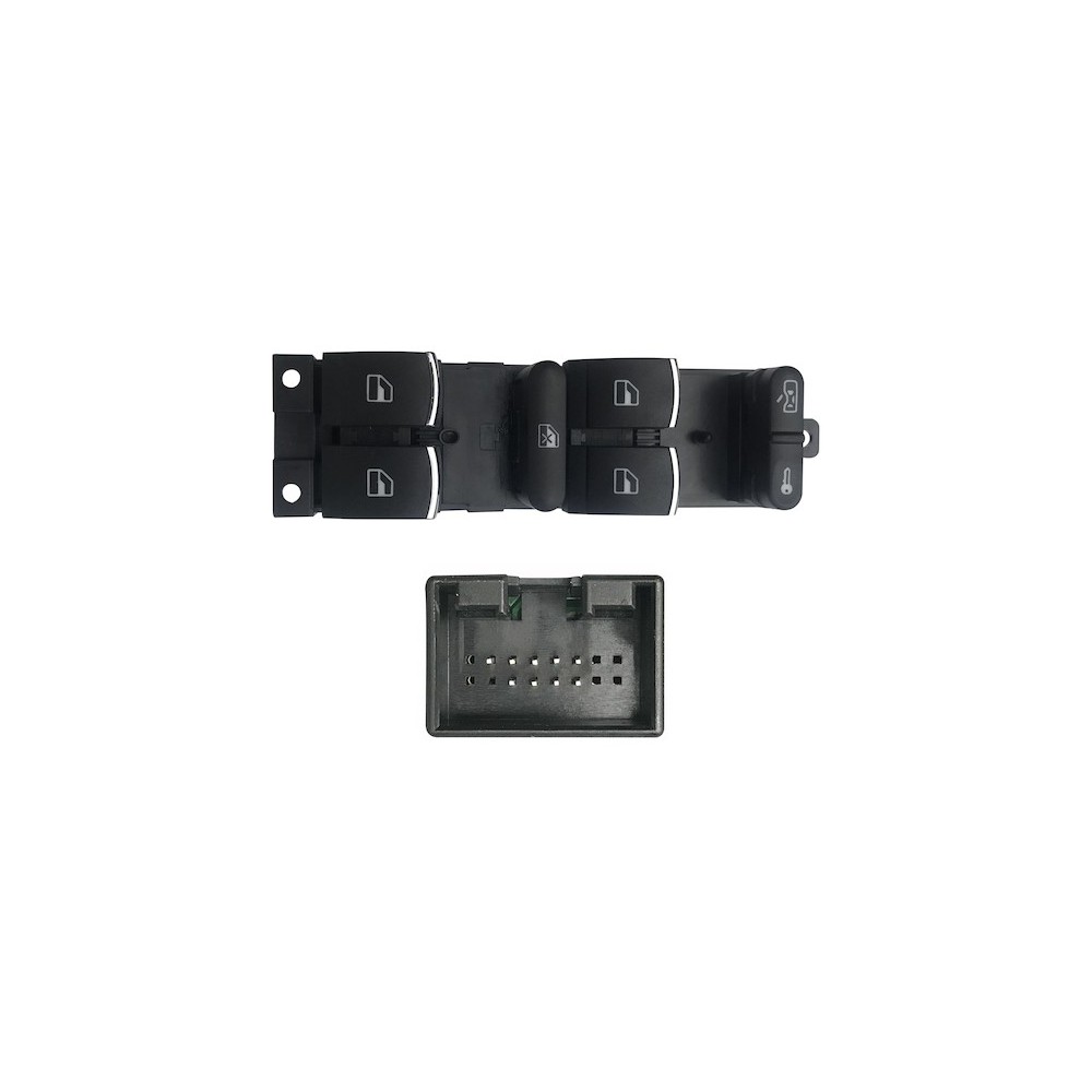 Achetez le LEVIER DE LEVAGE DE VITRE AVANT GAUCHE (PRET/CROM)(4BOUT)9PIN VW SEAT/SKOD/VW GOLF/PAS/LEON 97- au meilleur prix sur 