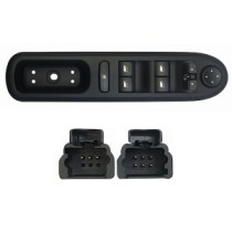 Compra MANDO ELEVALUNAS DELANTERO IZQUIERDO +ESP (4 BOT) 9PIN PEUGEOT PEUGEOT 407 04- al mejor precio en todocarrocería.com