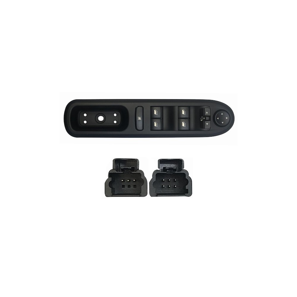 Compra MANDO ELEVALUNAS DELANTERO IZQUIERDO +ESP (4 BOT) 9PIN PEUGEOT PEUGEOT 407 04- al mejor precio en todocarrocería.com