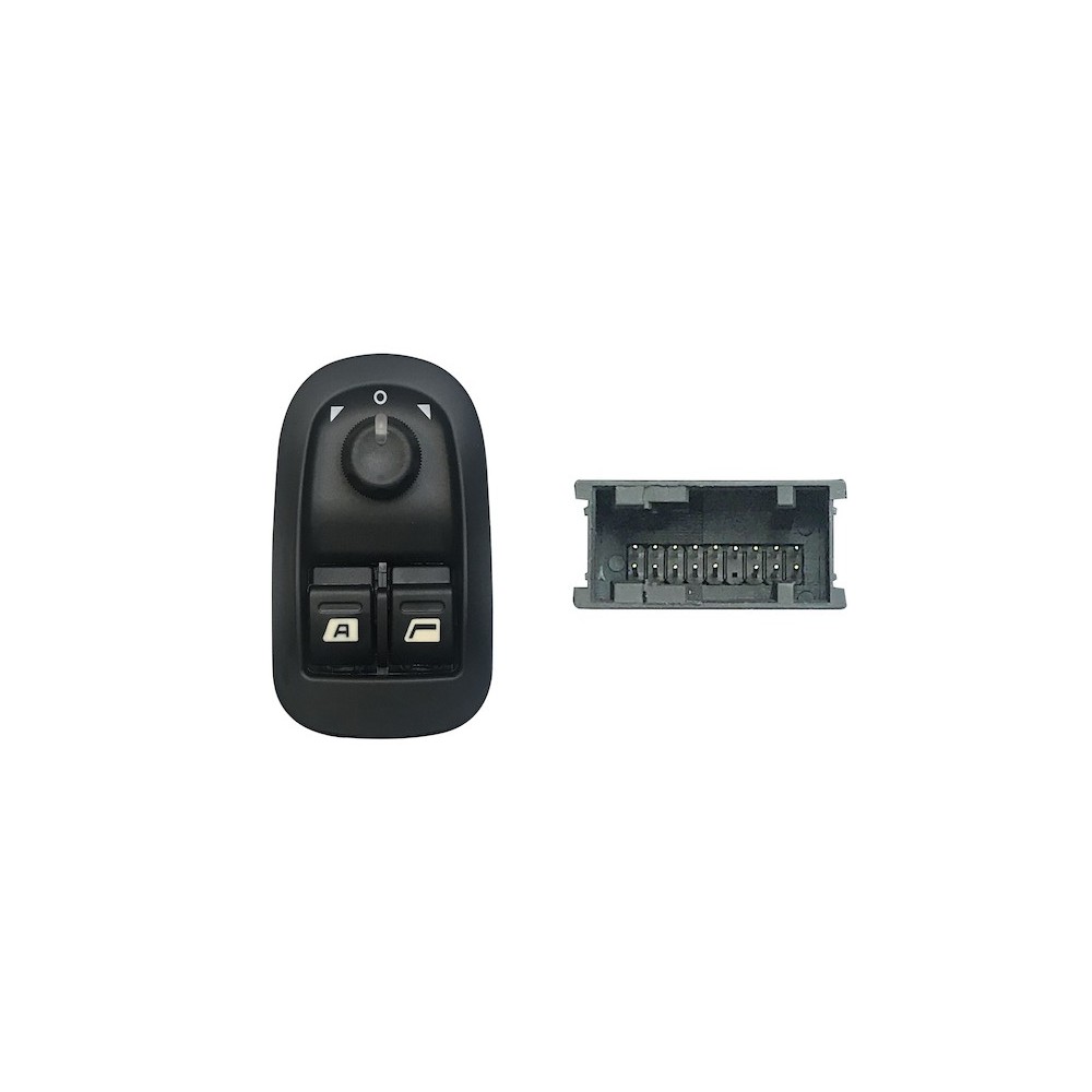 Achetez LEVIER DE LEVE-VITRE AVANT GAUCHE AVEC CONFORT + ESP (2 BOUTONS) 24 BROCHES PEUGEOT PEUGEOT 206 98- au meilleur prix sur