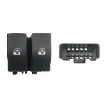 Achetez LEVIER DE LEVE-VITRE AVANT GAUCHE AVEC CONF(2 BOUTONS) 10 BROCHES (NOIR) RENAULT RENAULT TRAFIC 01- au meilleur prix sur