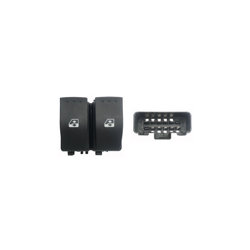 Achetez LEVIER DE LEVE-VITRE AVANT GAUCHE AVEC CONF(2 BOUTONS) 10 BROCHES (NOIR) RENAULT RENAULT TRAFIC 01- au meilleur prix sur