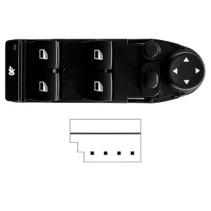 Achetez LEVIER DE LEVAGE DE VITRE AVANT GAUCHE AVEC ESP ABATTABLE S/STORE (4 BOUTONS) 4 BROCHES BMW BMW S/5 E60/61 2007.03- au m