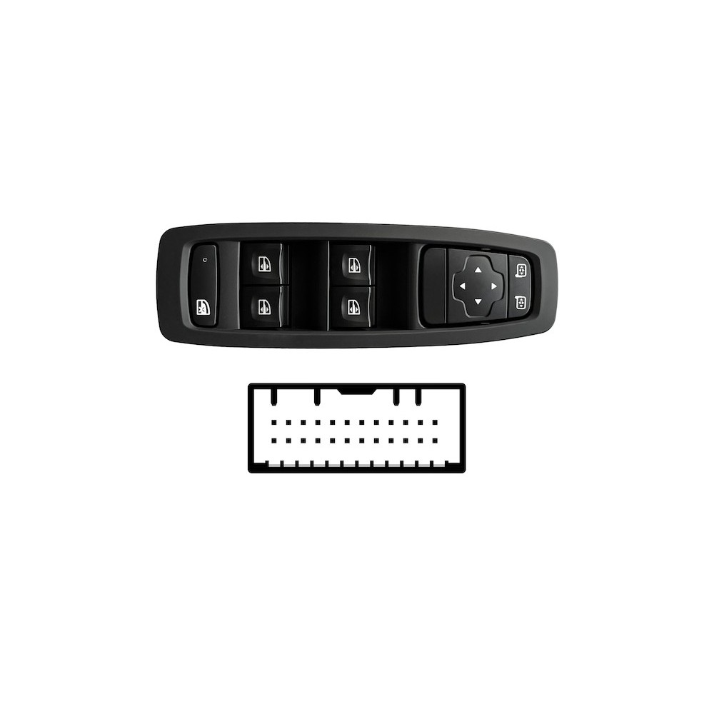 Compra MANDO ELEVALUNAS DELANTERO IZQUIERDO C/ESP ELEC(4BOT)24 PINES RENAULT RENAULT MEGANE IV 2015.11- al mejor precio en todoc