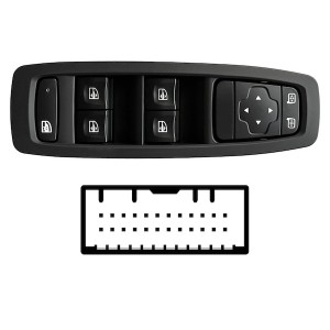Compra MANDO ELEVALUNAS DELANTERO IZQUIERDO C/ESP ELEC(4BOT)24 PINES RENAULT RENAULT MEGANE IV 2015.11- al mejor precio en todoc