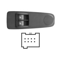 Compra MANDO ELEVALUNAS DELANTERO IZQUIERDO P/ESP MANUAL(2BOT)8PIN CITROEN FIAT DUCATO 06- al mejor precio en todocarrocería.com