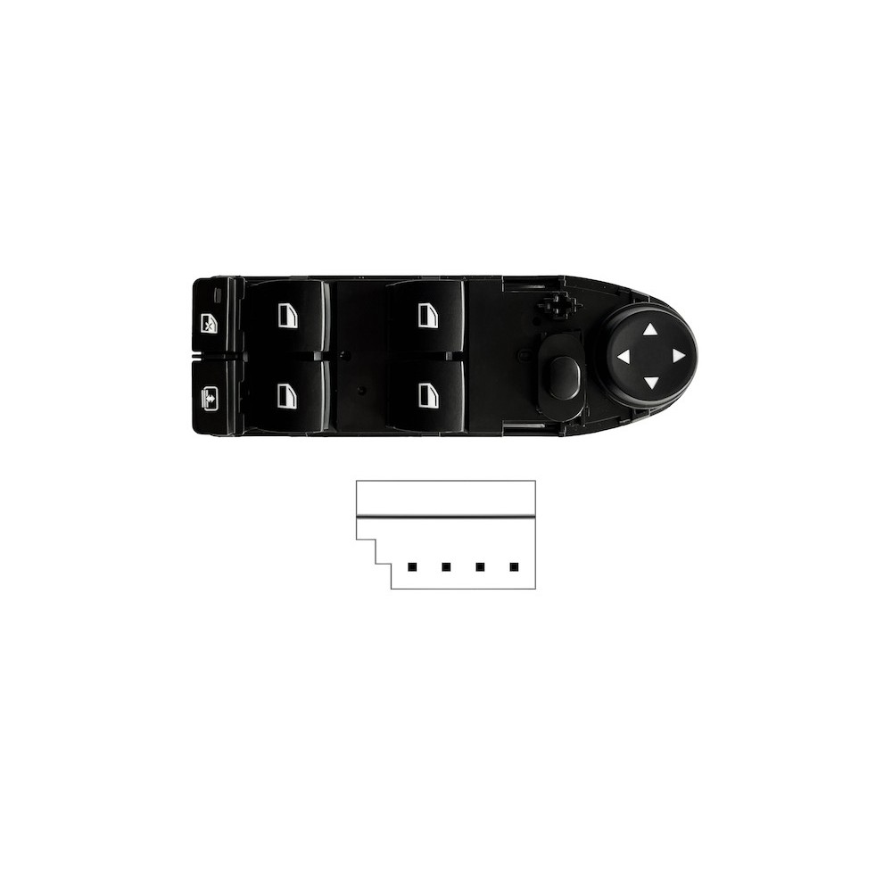 Achetez le LEVIER DE LEVAGE AVANT GAUCHE S/ESP RABATTABLE AVEC STORE (4 BOUTONS) 4 BROCHES BMW BMW S/5 E60/61 2007.03- au meille