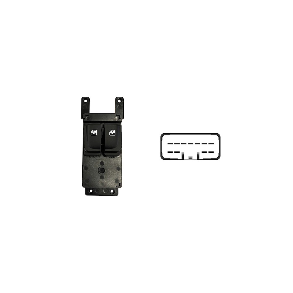Achetez le LEVIER DE LEVAGE DE VITRE AVANT GAUCHE (2 BOUTONS) 11 BROCHES HYUNDAI HYUNDAI I20 2009.01- au meilleur prix sur todoc