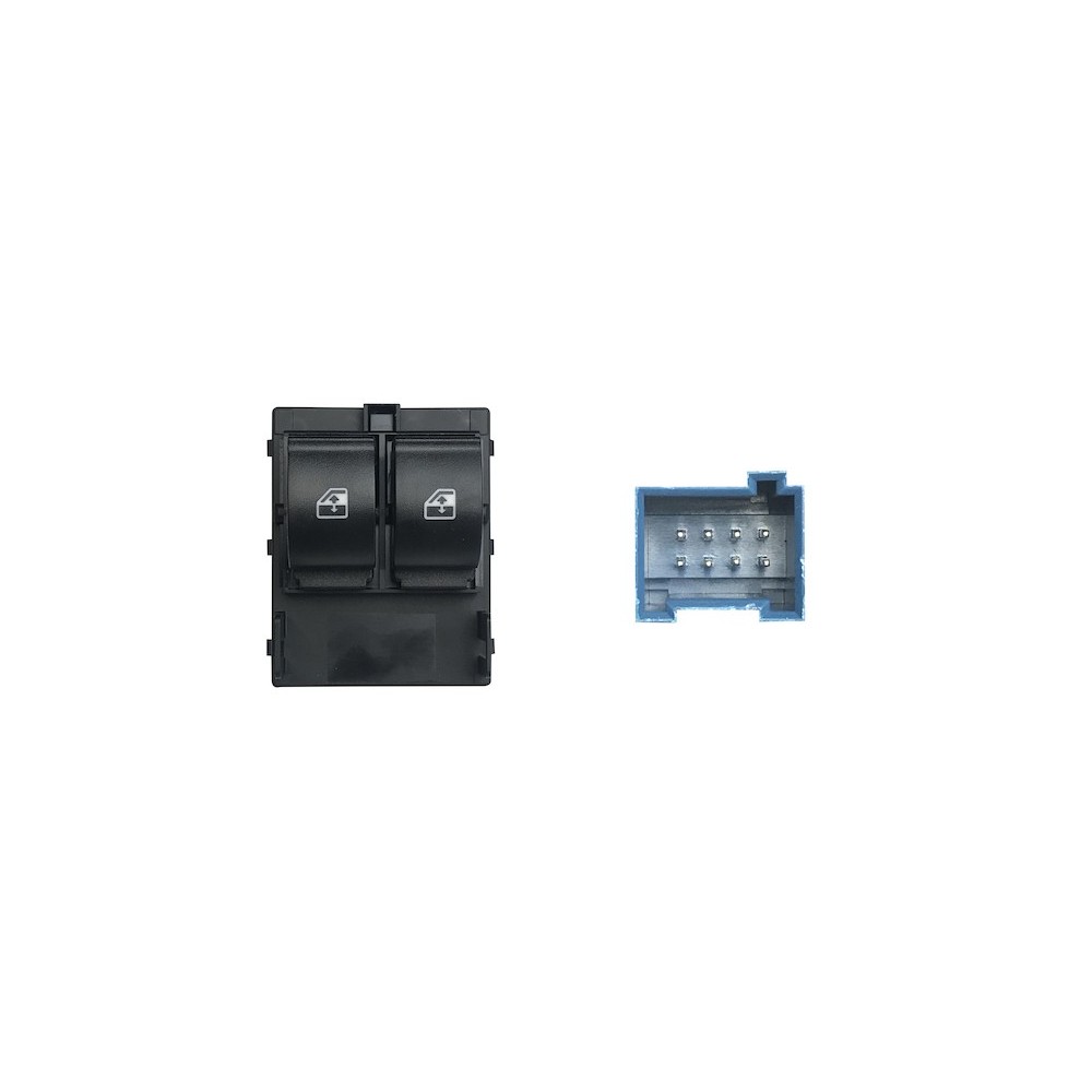 Compra MANDO ELEVALUNAS DELANTERO IZQUIERDO(2 BOT)8PIN PEUGEOT CITROEN NEMO/FIORINO/BIPPER 08- al mejor precio en todocarrocería