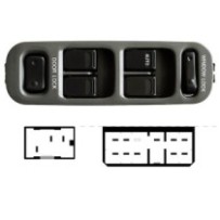 Achetez le LEVIER DE LEVAGE DE VITRE AVANT GAUCHE (4 BOUTONS) 13 BROCHES SUZUKI GRAND VITARA 1998.03- au meilleur prix sur todoc