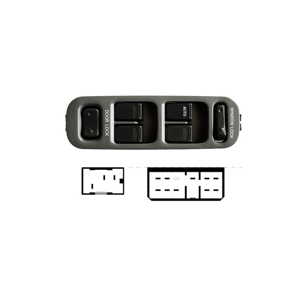 Achetez le LEVIER DE LEVAGE DE VITRE AVANT GAUCHE (4 BOUTONS) 13 BROCHES SUZUKI GRAND VITARA 1998.03- au meilleur prix sur todoc