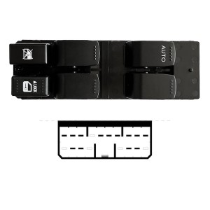 Achetez le LEVIER DE LEVAGE DE VITRE AVANT GAUCHE (4 BOUTONS) 13 BROCHES SUZUKI GRAND VITARA/SX4 2006.01- au meilleur prix sur t