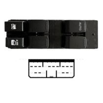 Achetez le LEVIER DE LEVAGE DE VITRE AVANT GAUCHE (4 BOUTONS) 13 BROCHES SUZUKI GRAND VITARA/SX4 2006.01- au meilleur prix sur t