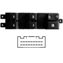 Compra MANDO ELEVALUNAS DELANTERO IZQUIERDO(4 BOT)18PIN KIA KIA PICANTO 2011.05- al mejor precio en todocarrocería.com